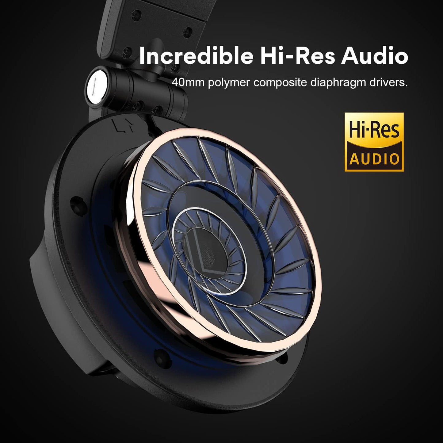 OneOdio Open-Back Over-Ear Studio Monitoring Headphones in Black for Music DEMO