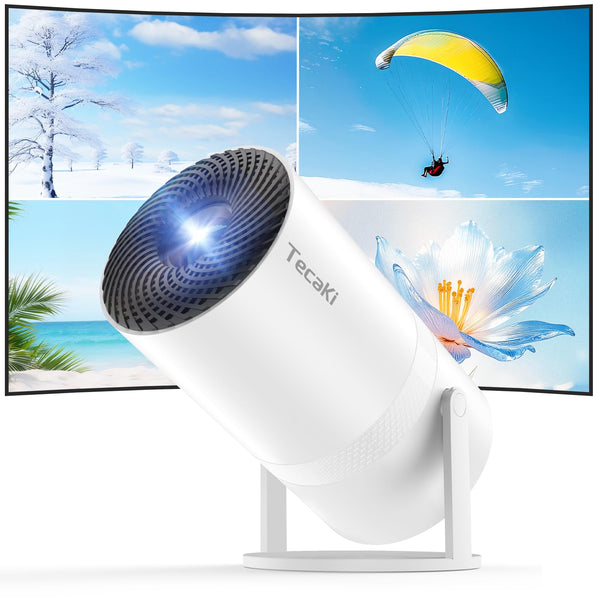 Tecaki 1080P Projectors Portable Projector with WiFi and Two-Way Connectivity
