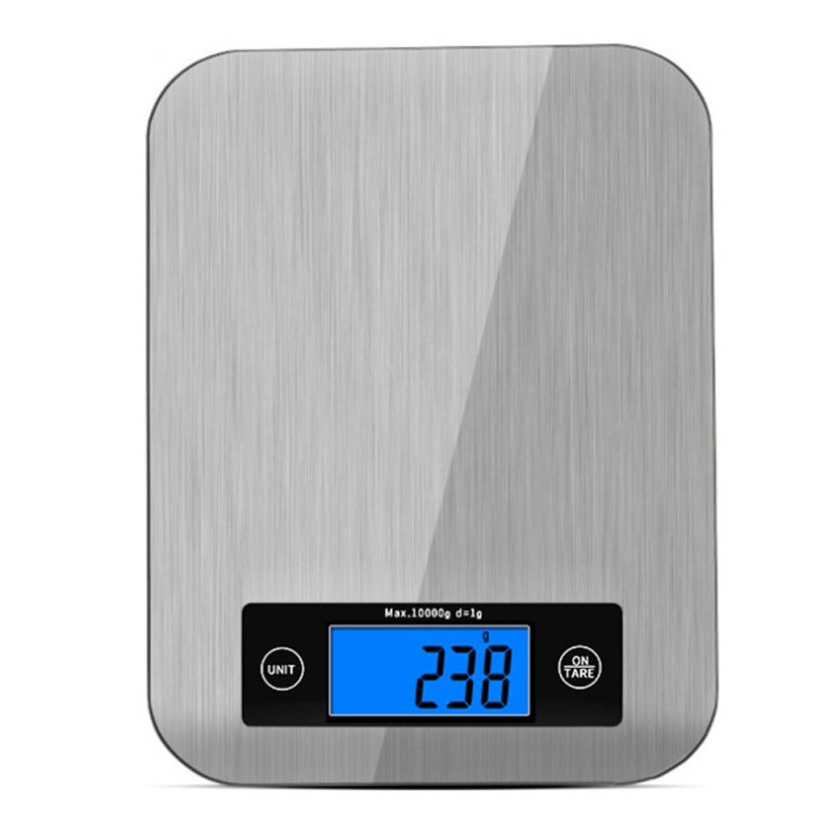 Stainless Steel Digital Kitchen Scale High Precision Electronic Silver NEW