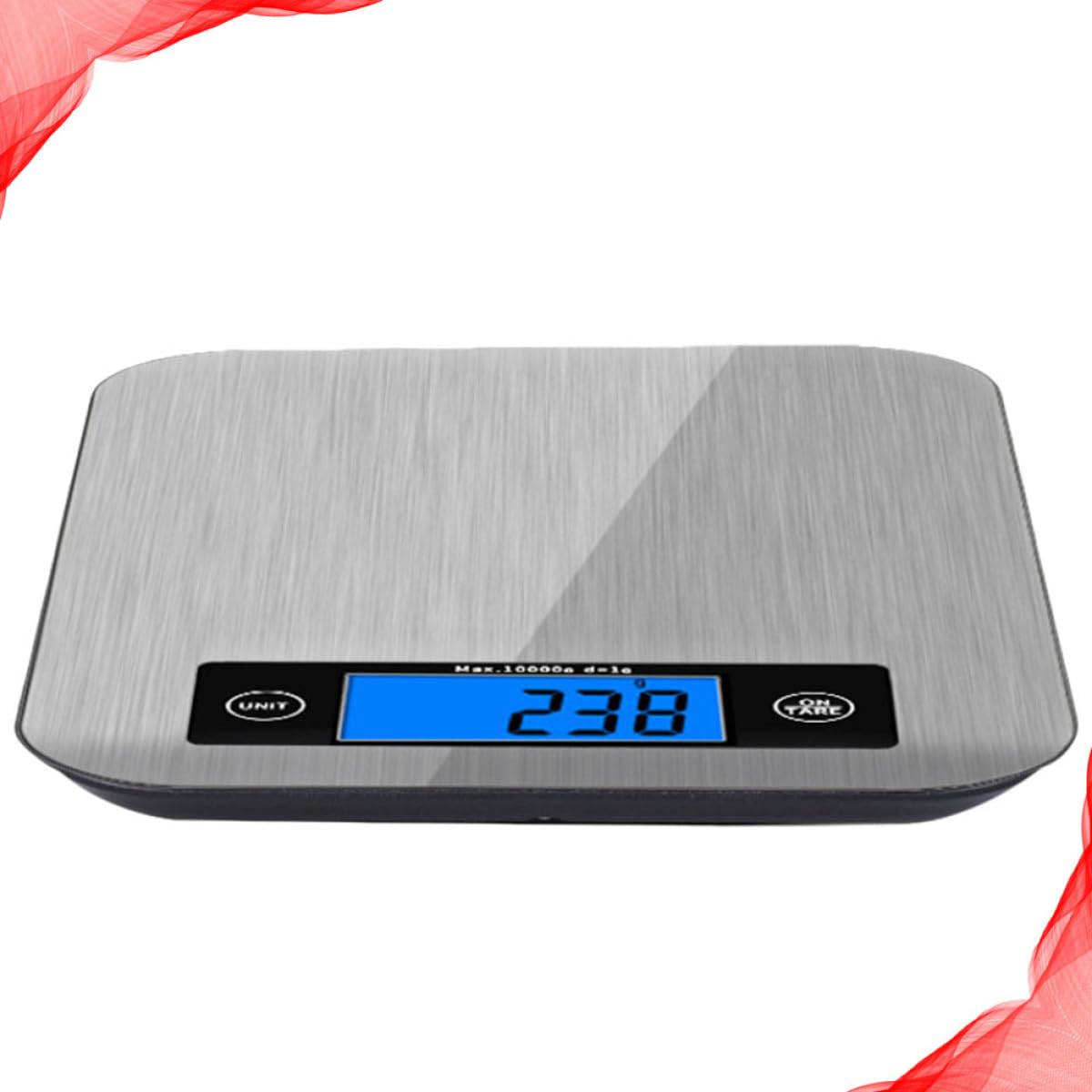 Stainless Steel Digital Kitchen Scale High Precision Electronic Silver NEW