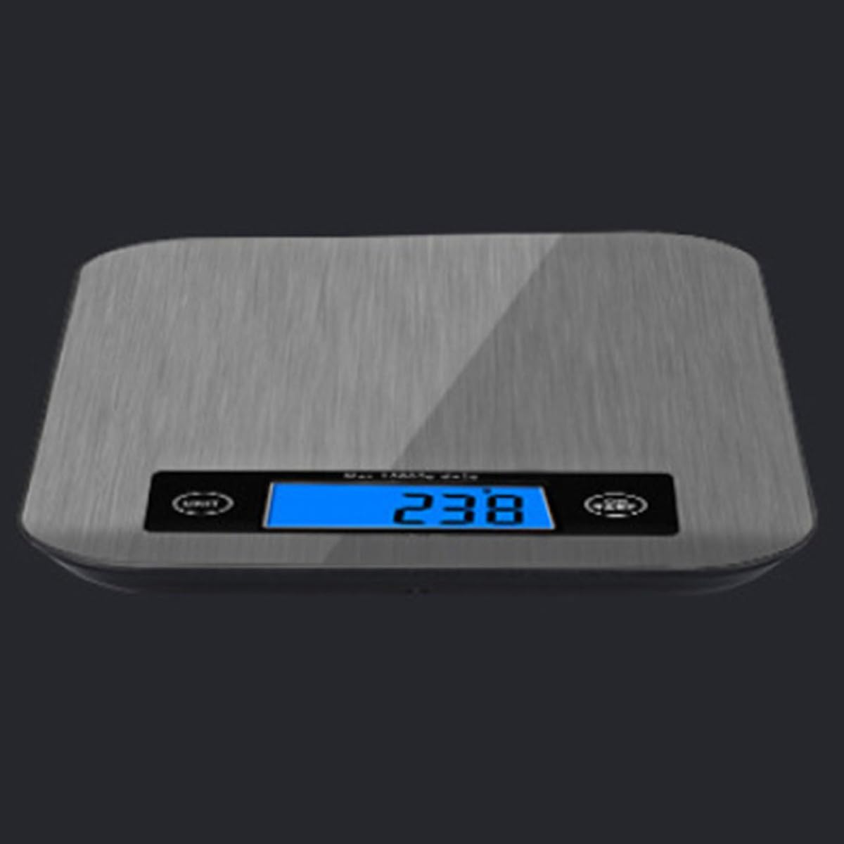 Stainless Steel Digital Kitchen Scale High Precision Electronic Silver NEW