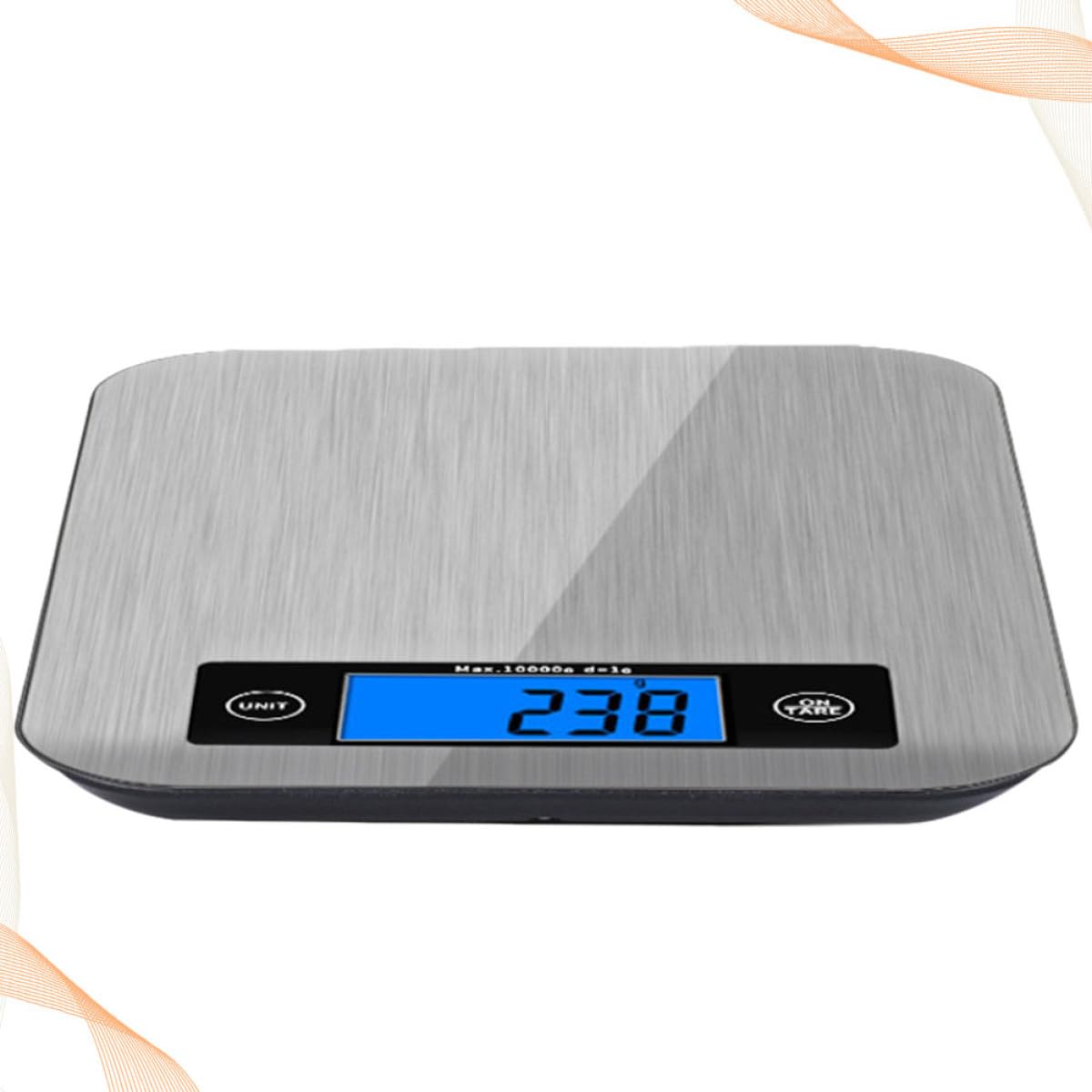Stainless Steel Digital Kitchen Scale High Precision Electronic Silver NEW