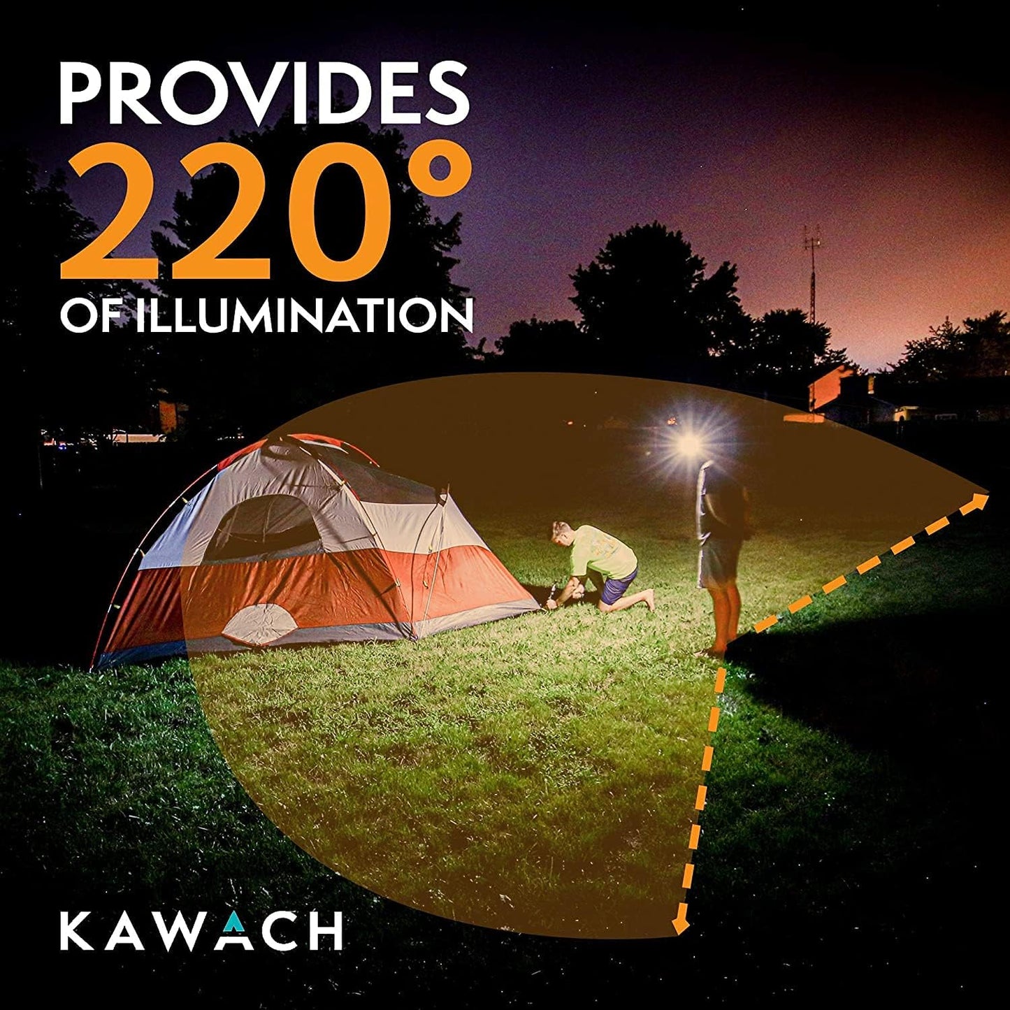 Bright LED Headlamps Headlamp with Wide Beam COB and Lightweight Design in NEW