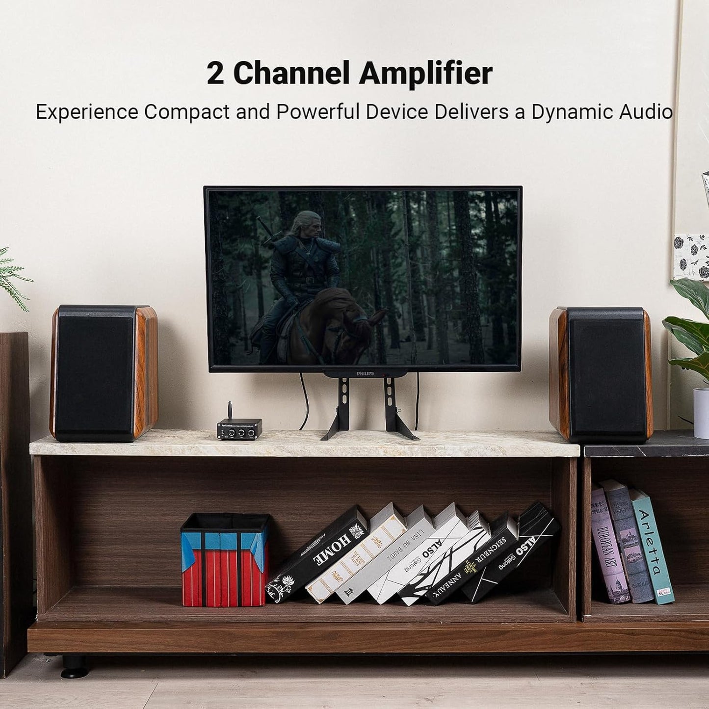 Fosi Audio Amplifiers Mini Stereo Bluetooth Amplifier 2 Channel Amp for NEW