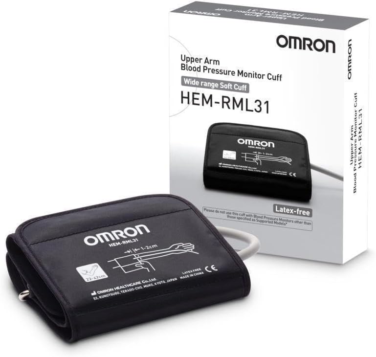 Omron Blood Pressure Monitor Cuff, M/Large Arm Circumference 22-42cm Size NEW