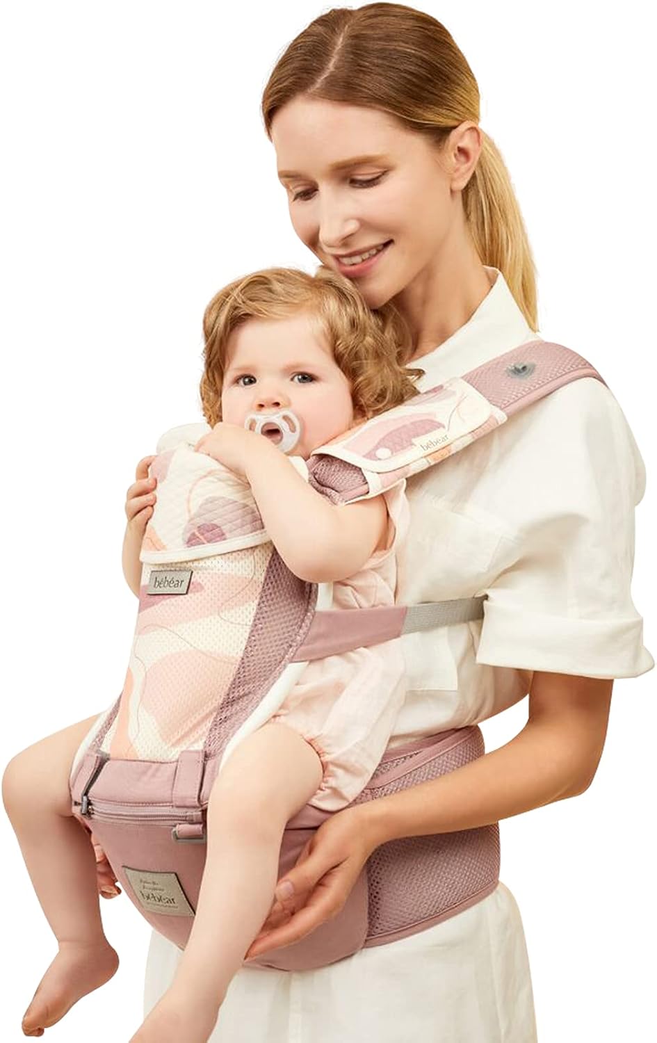 Bebamour Air Green Mesh Newborn Baby Carrier for Front and Back Carry Size NEW