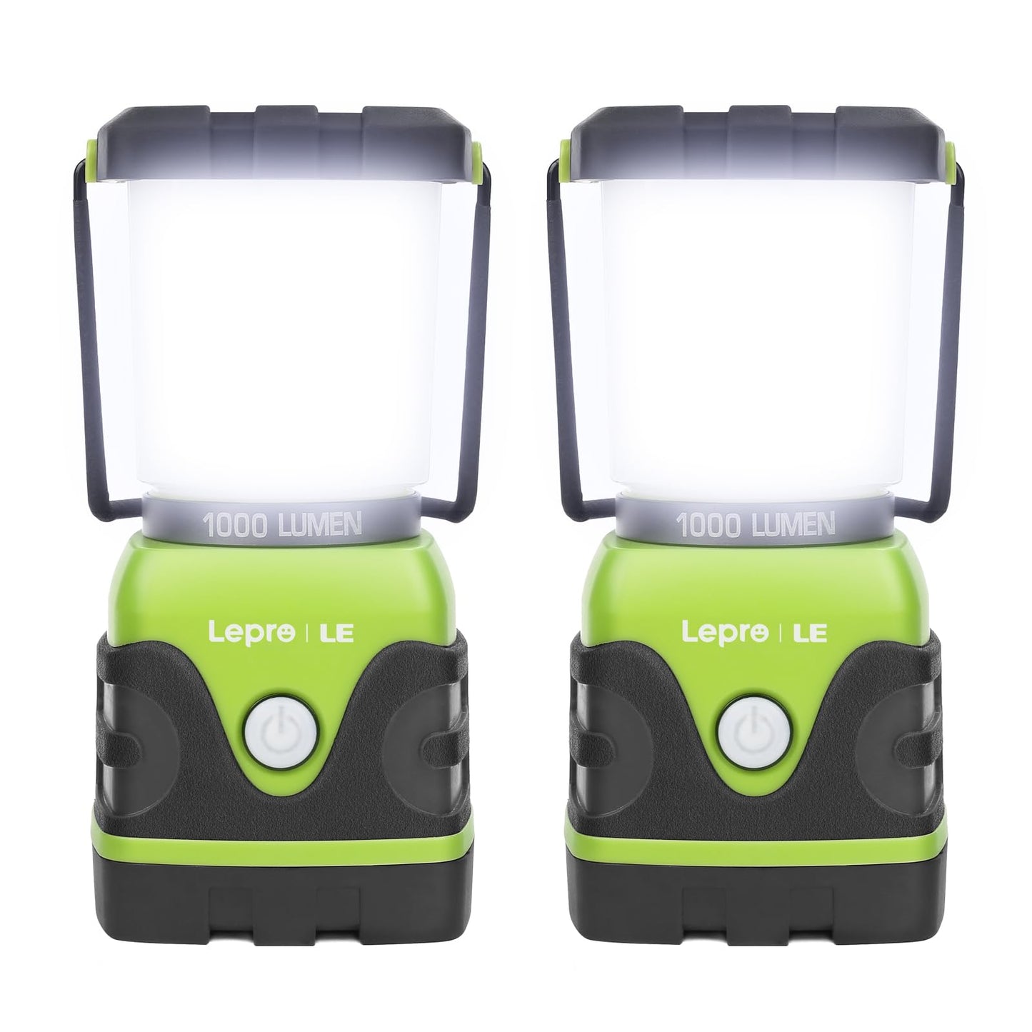 Lepro Dimmable Camping Lantern 1000 Lumen Battery Powered Electric Black DEMO