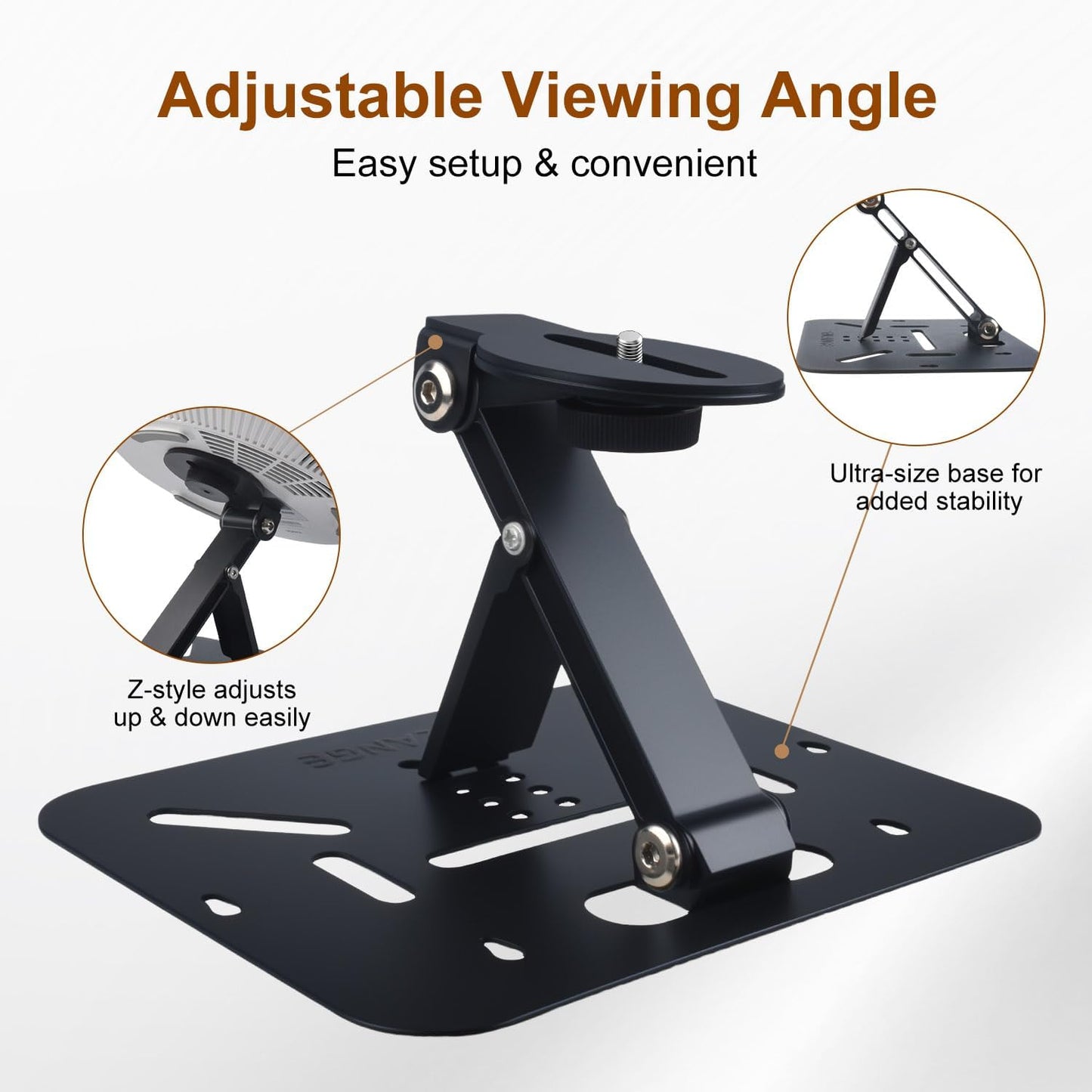 Luxury Foldable Mounts Projector Ceiling Mount Easy Setup Black NEW
