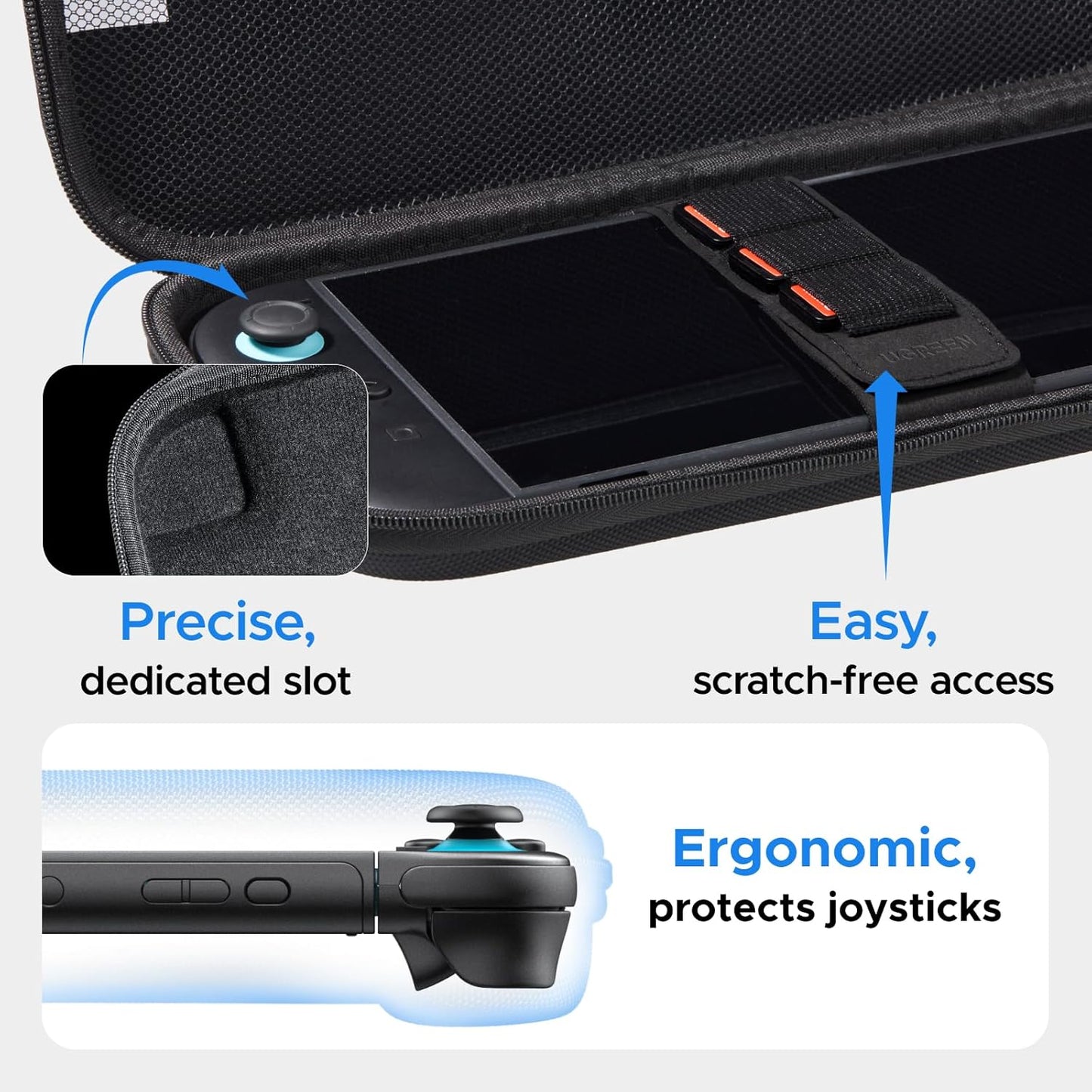 UGREEN Protective Cases Carrying Case for Nintendo Switch 2 Console Black NEW