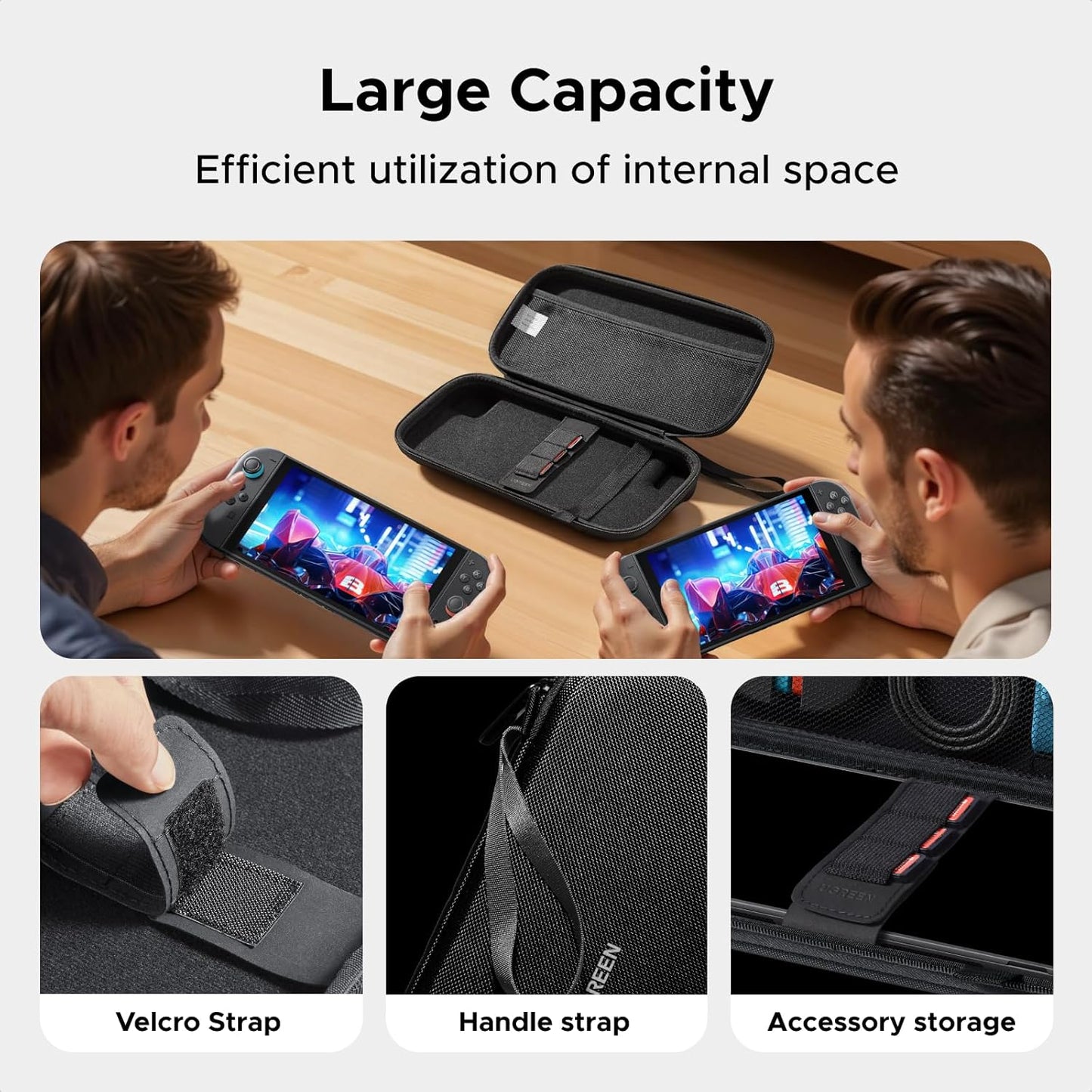 UGREEN Protective Cases Carrying Case for Nintendo Switch 2 Console Black NEW