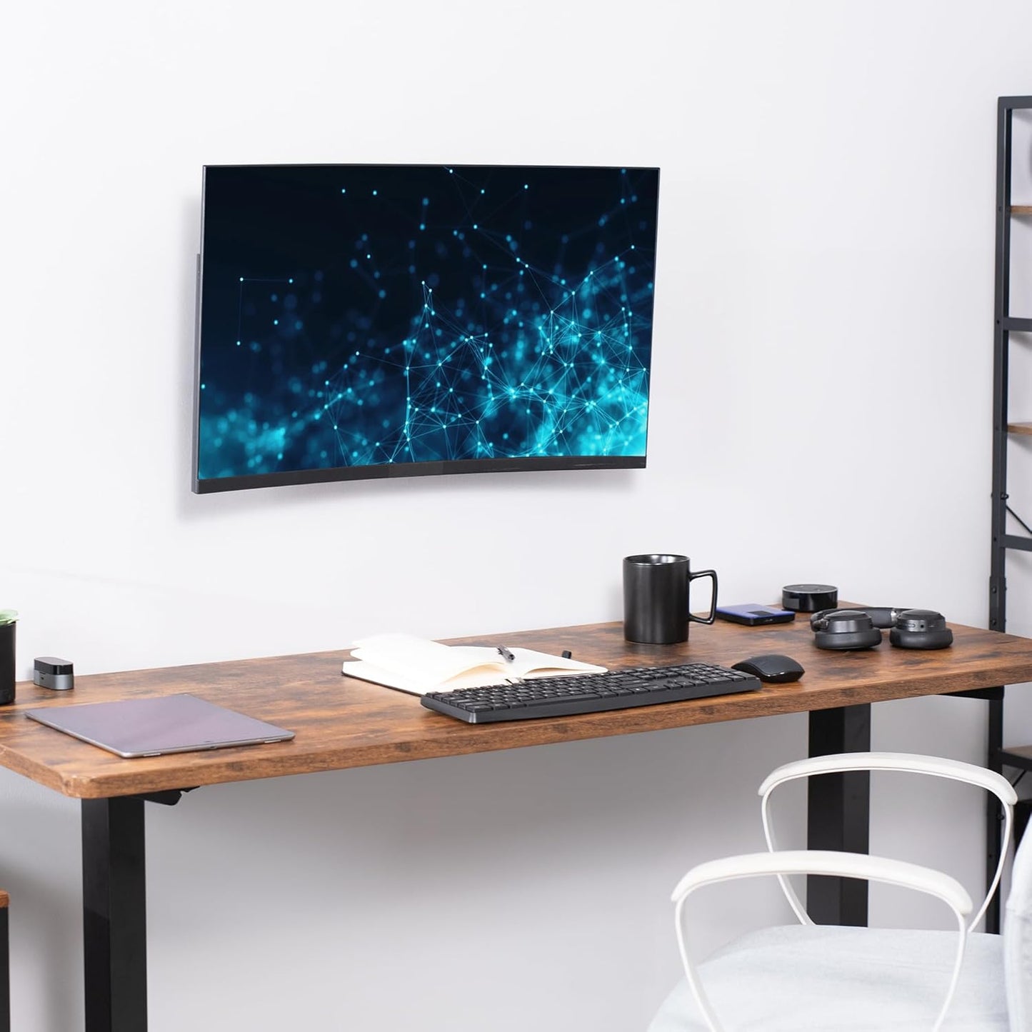 VIVO Articulating Single Monitor Wall Mount Adjustable 17-32 Inch Black NEW
