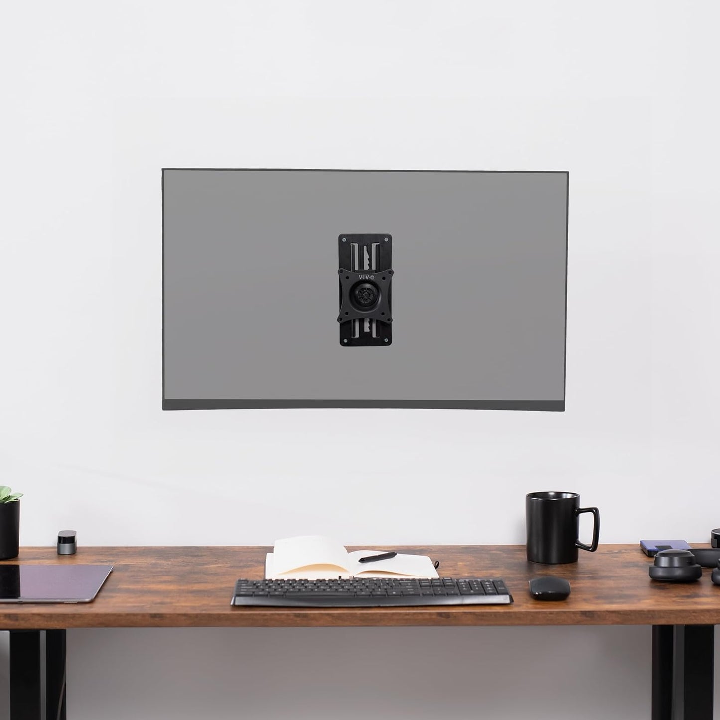 VIVO Articulating Single Monitor Wall Mount Adjustable 17-32 Inch Black NEW