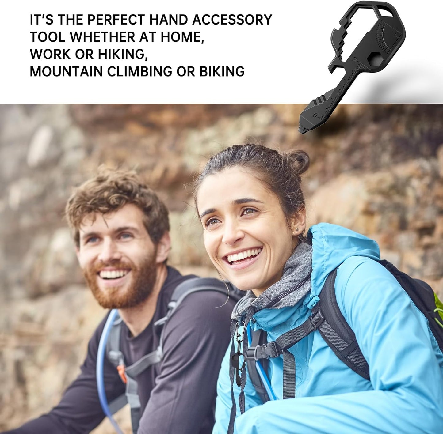 Versatile 24-in-1 Stainless Steel Multitool Key Organizer for Everyday DEMO
