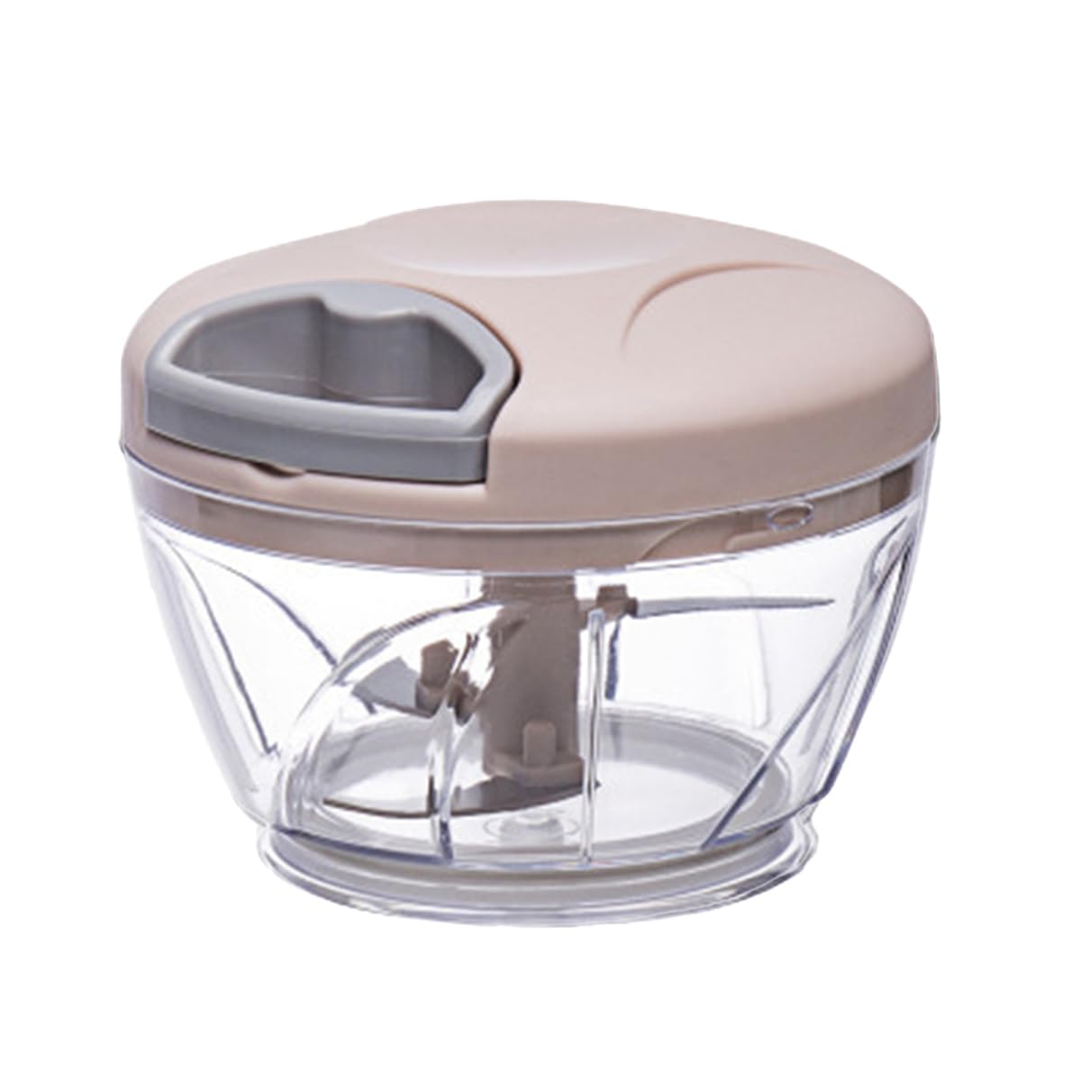 EOTIA 500ml Manual Food Chopper Garlic Mincer Stainless Steel Kitchen NEW