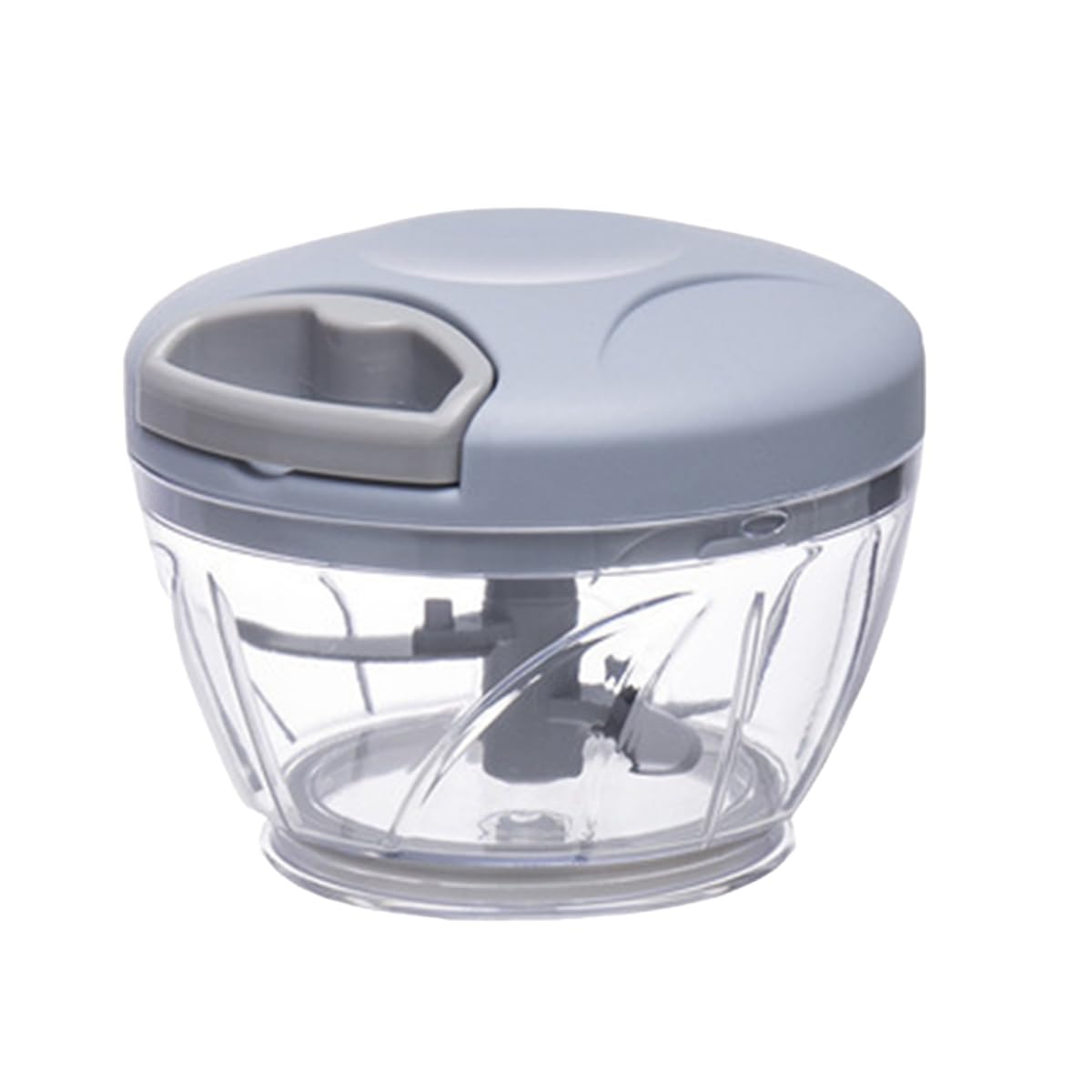 EOTIA 500ml Manual Food Chopper Garlic Mincer Stainless Steel Kitchen NEW