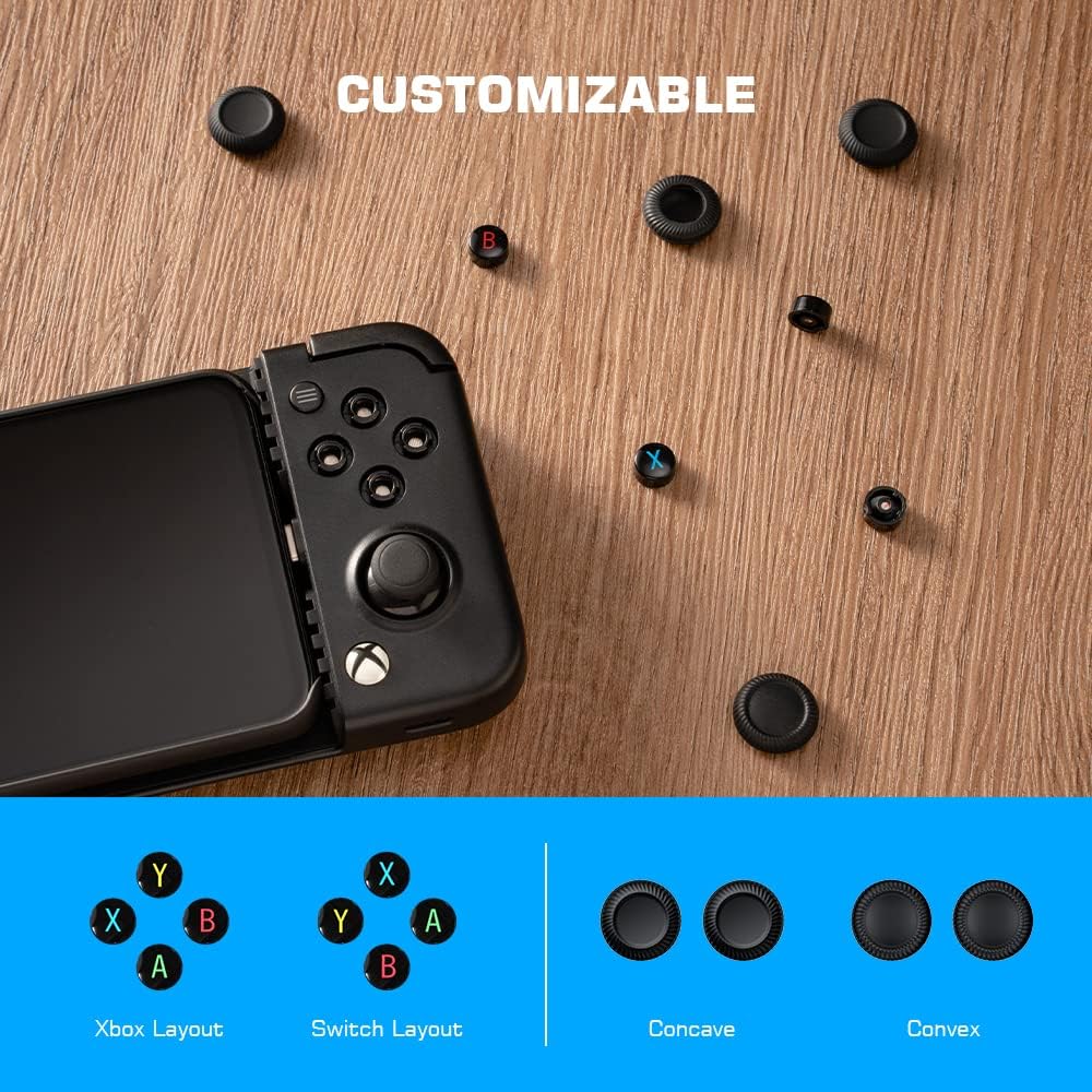 GameSir Black Controllers Mobile Gaming Controller for Xbox Cloud on DEMO