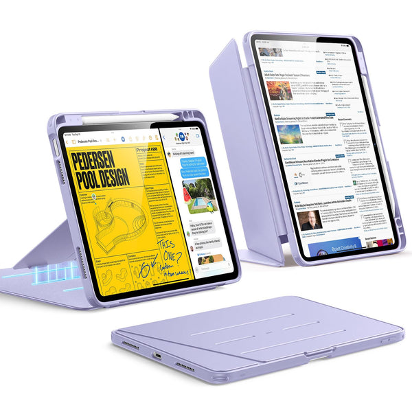 ESR Light Purple Tablet Case for iPad Air 13" M3/M2 (2025/2024) - NEW