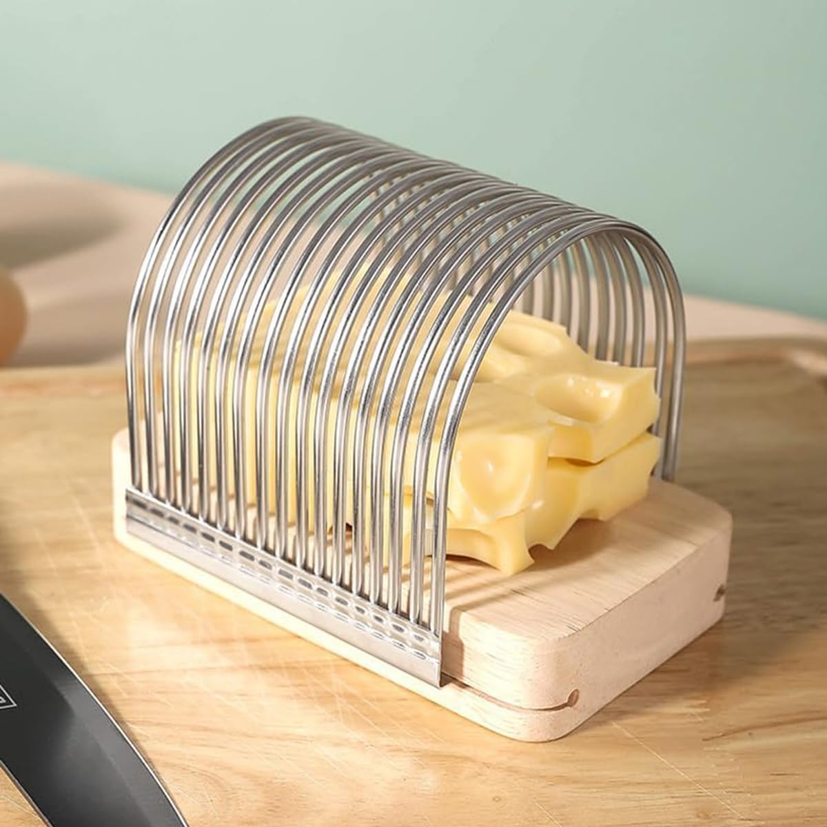 Stainless Steel Choppers Bread Slicer Cheese Divider Potato Cutter Kitchen NEW