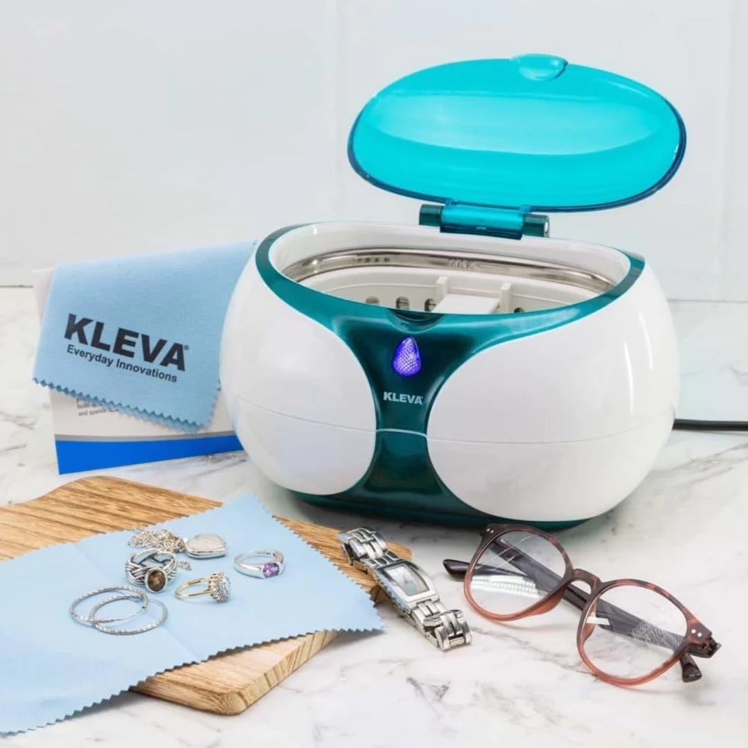 Kleva Range Ultrasonic Jewelry Cleaner Professional Cleaning & Care 600ml NEW
