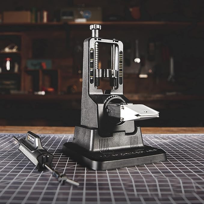 Rieci Manual Knife Sharpener Fixed Angle 15-30° Diamond Alloy Steel Black DEMO