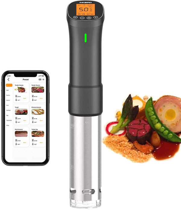Inkbird Sous Vide Precision Cooker 1000W Wi-Fi Speciality Appliance Black NEW