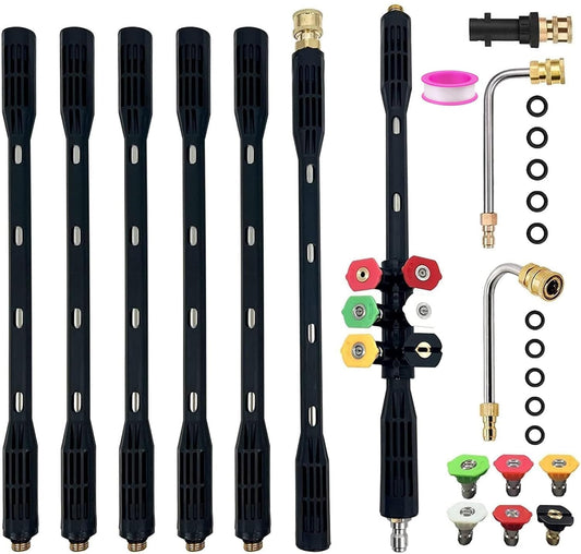 HoldOneLight 10cm x 42.8cm 8-Pressure Washer Extension Wand for Cleaning DEMO