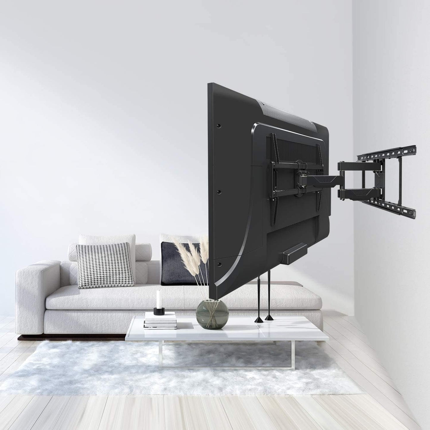 Mounting Dream Full Motion TV Wall Mount Swivel Tilt for 42-84 Inch TVs NEW