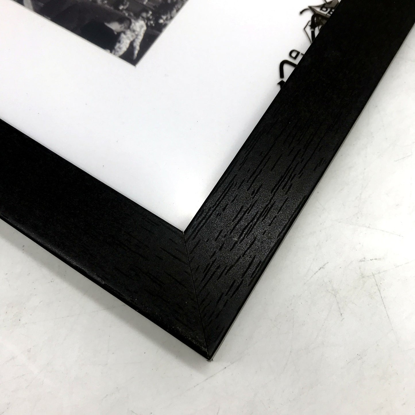 Black A4 Photo Frame Set of 2 with 4 Mats for Wall & Tabletop Decor Size A4 NEW
