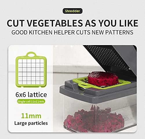 RUNZI 15-in-1 Professional Vegetable Chopper Multifunction Kitchen Gadget NEW