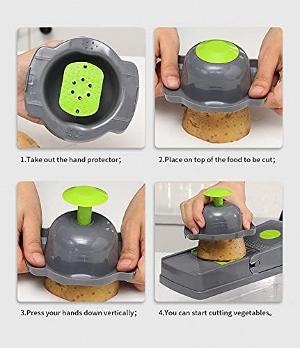 RUNZI 15-in-1 Professional Vegetable Chopper Multifunction Kitchen Gadget NEW