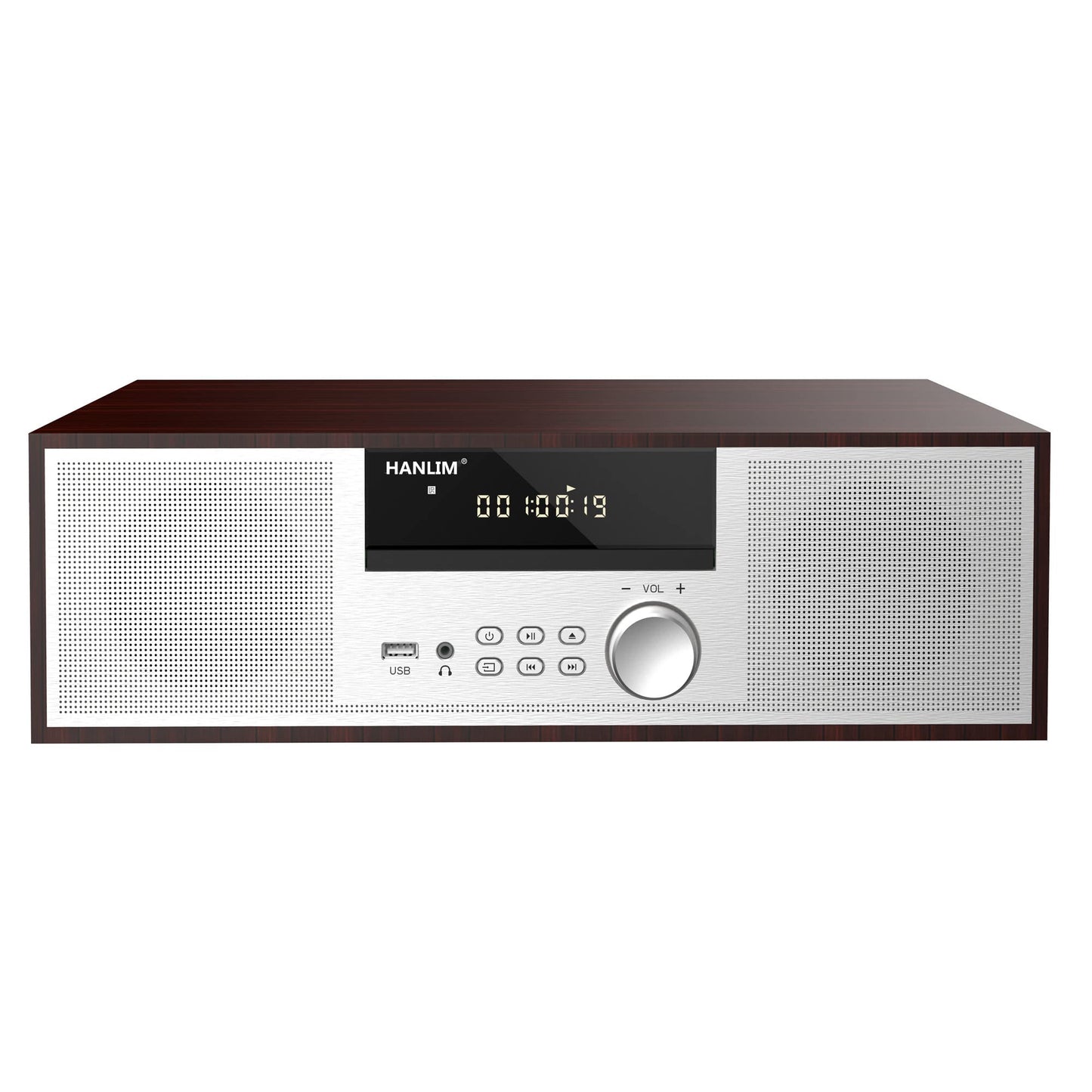 HANLIM Vintage Stereos Stereo Mini HiFi System CD Player with 40W Speakers DEMO