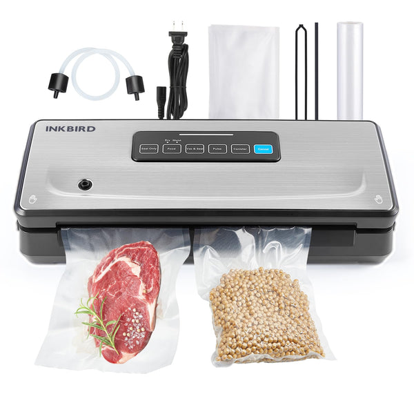Inkbird Vacuum Sealer Machine 10-in-1 with Bag Storage and Cutter Black DEMO