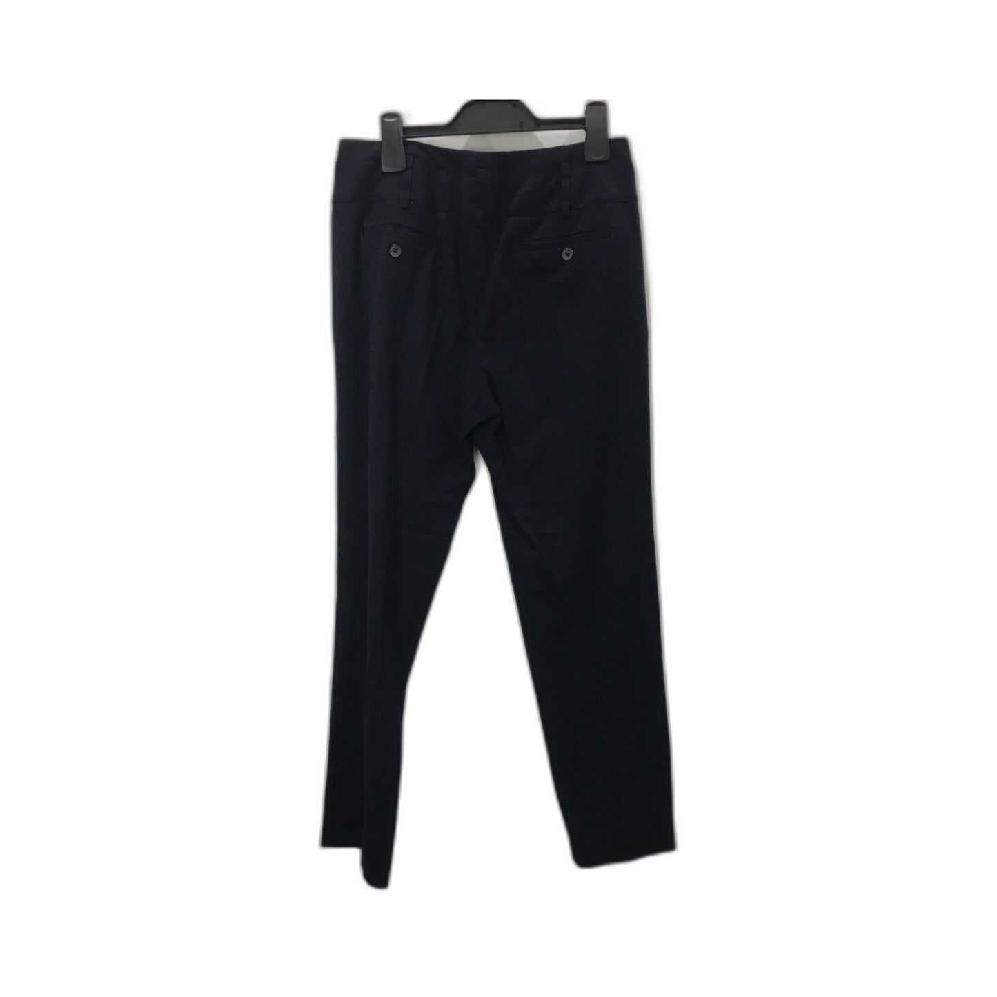 Zara Basic Cotton Blend Dress Pants Trousers Slacks Black Size 5