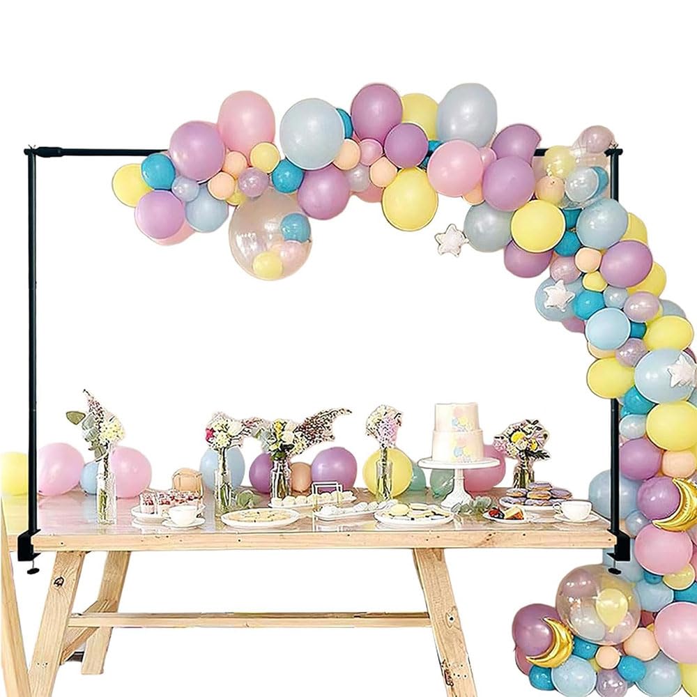 KirbyBear Adjustable Centrepieces Metal Arch Centrepiece Decor in Black - NEW