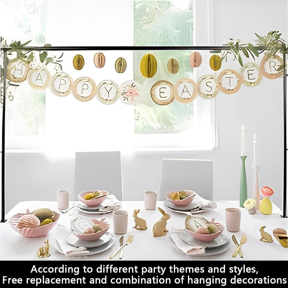 KirbyBear Adjustable Centrepieces Metal Arch Centrepiece Decor in Black - NEW