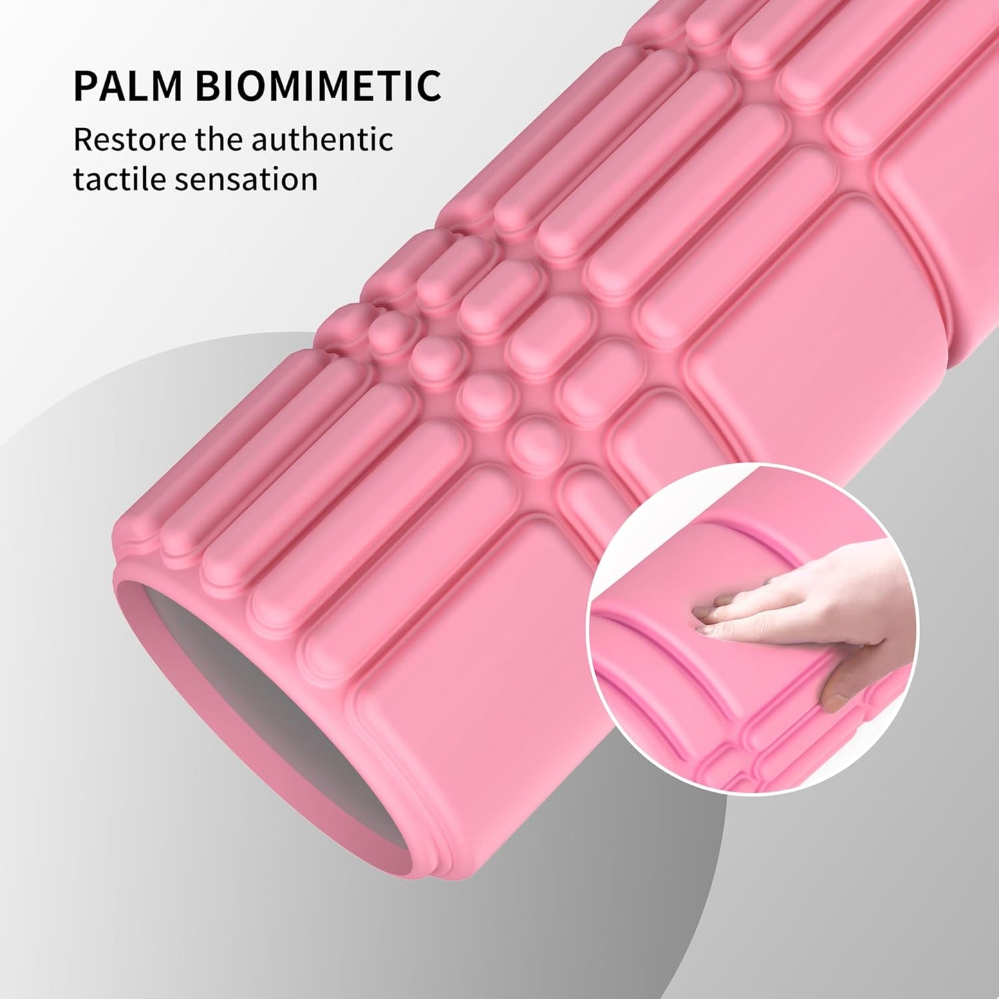 PROIRON Foam Roller Patented Medium Density Soft Touch Balance Trainer Pink NEW