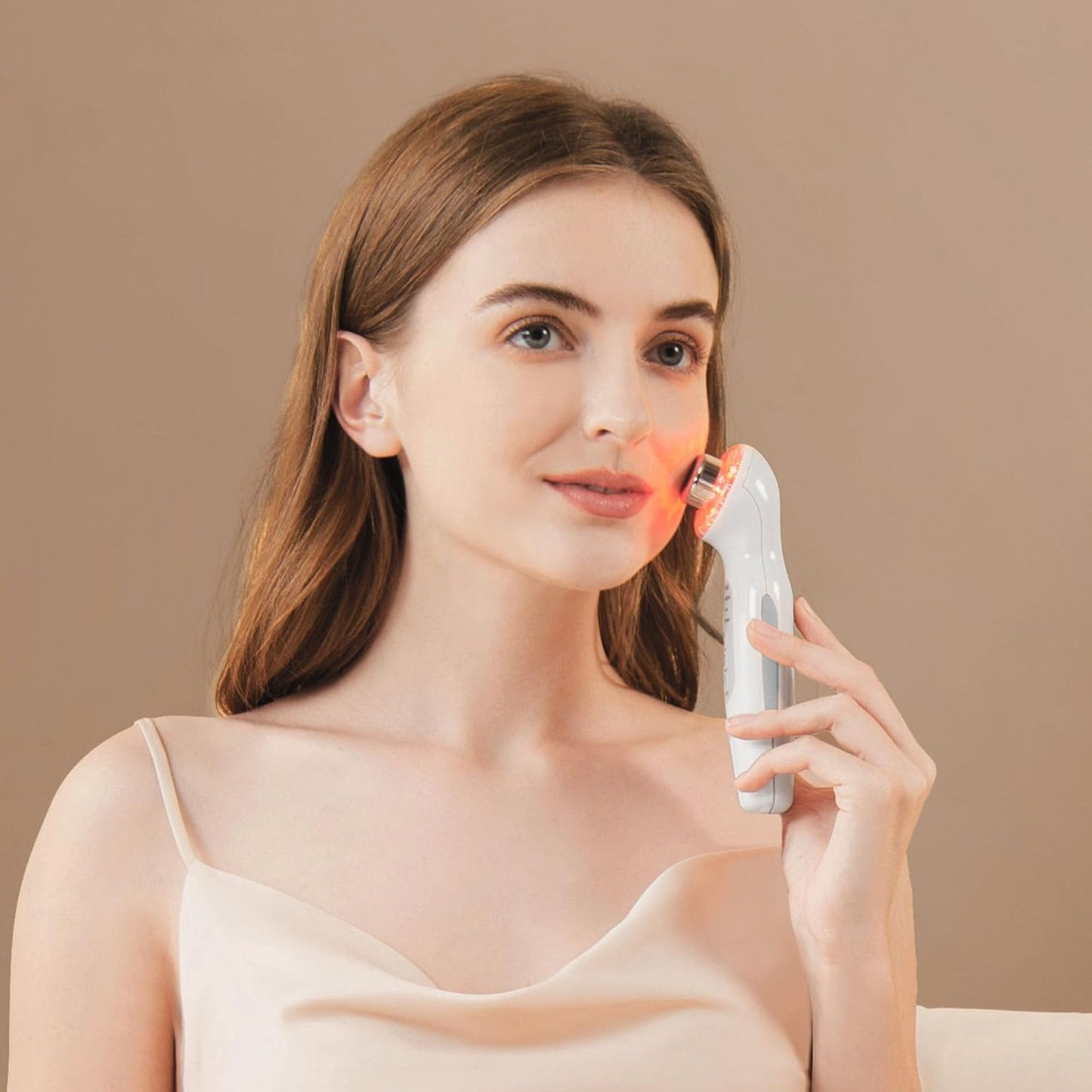 Project E Beauty Photon Wrinkle & Anti-Aging LED Light Therapy Device White NEW
