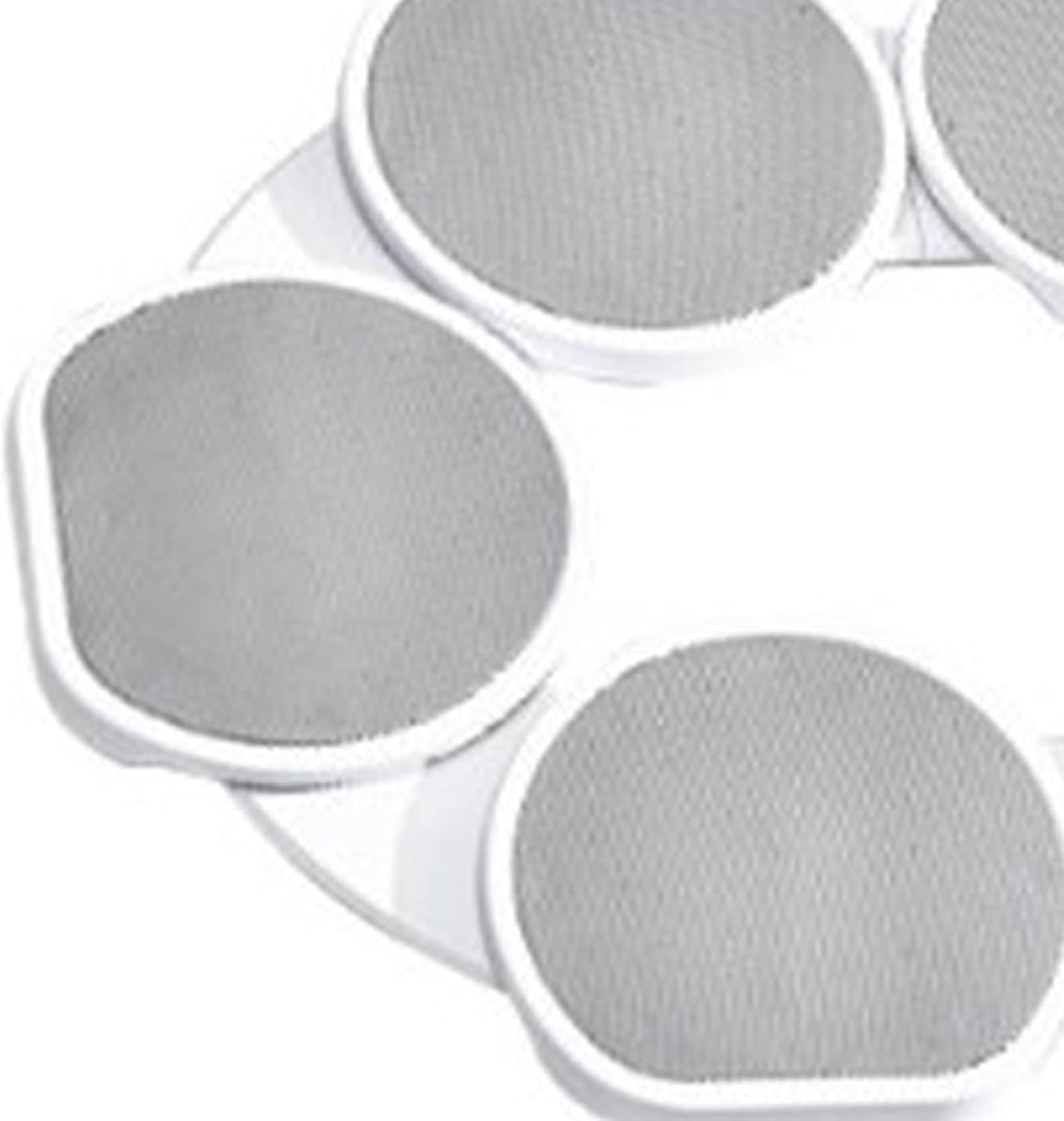 Jiawu 10-Inch Rotating Lazy Susan Turntable Dining Table Organizer White NEW