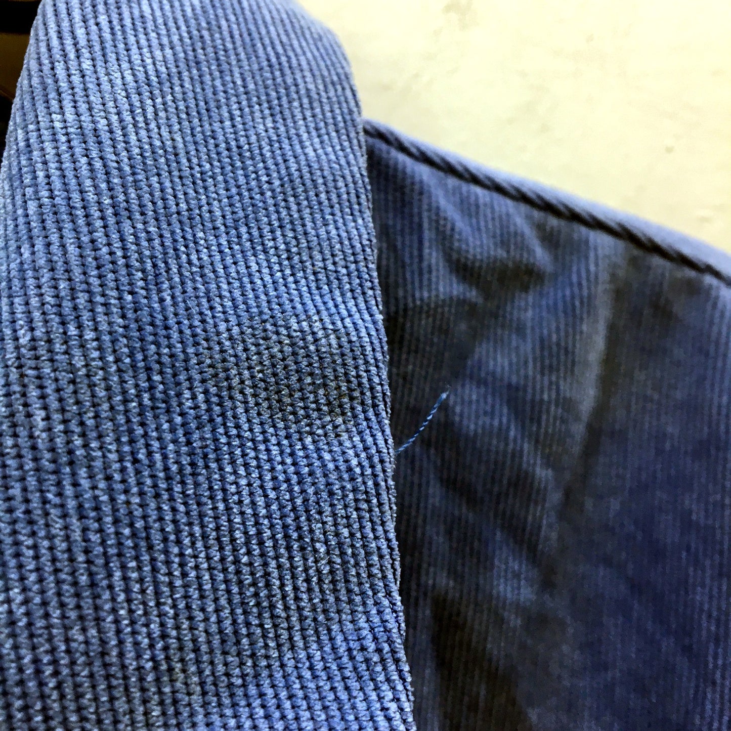 Zara Mens Navy Blue Button-Down Casual Dress Shirt, Large Size