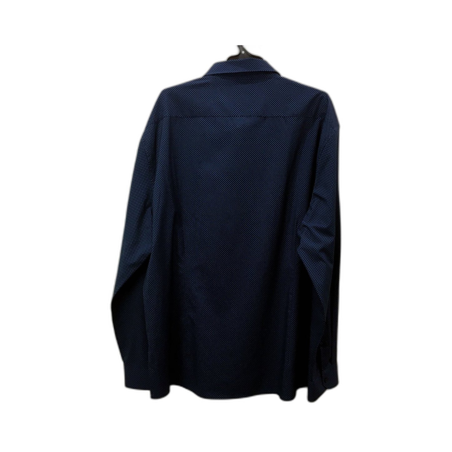 Mens Connor Slim Fit Navy Blue Dress Shirt in 2XL Size NEW