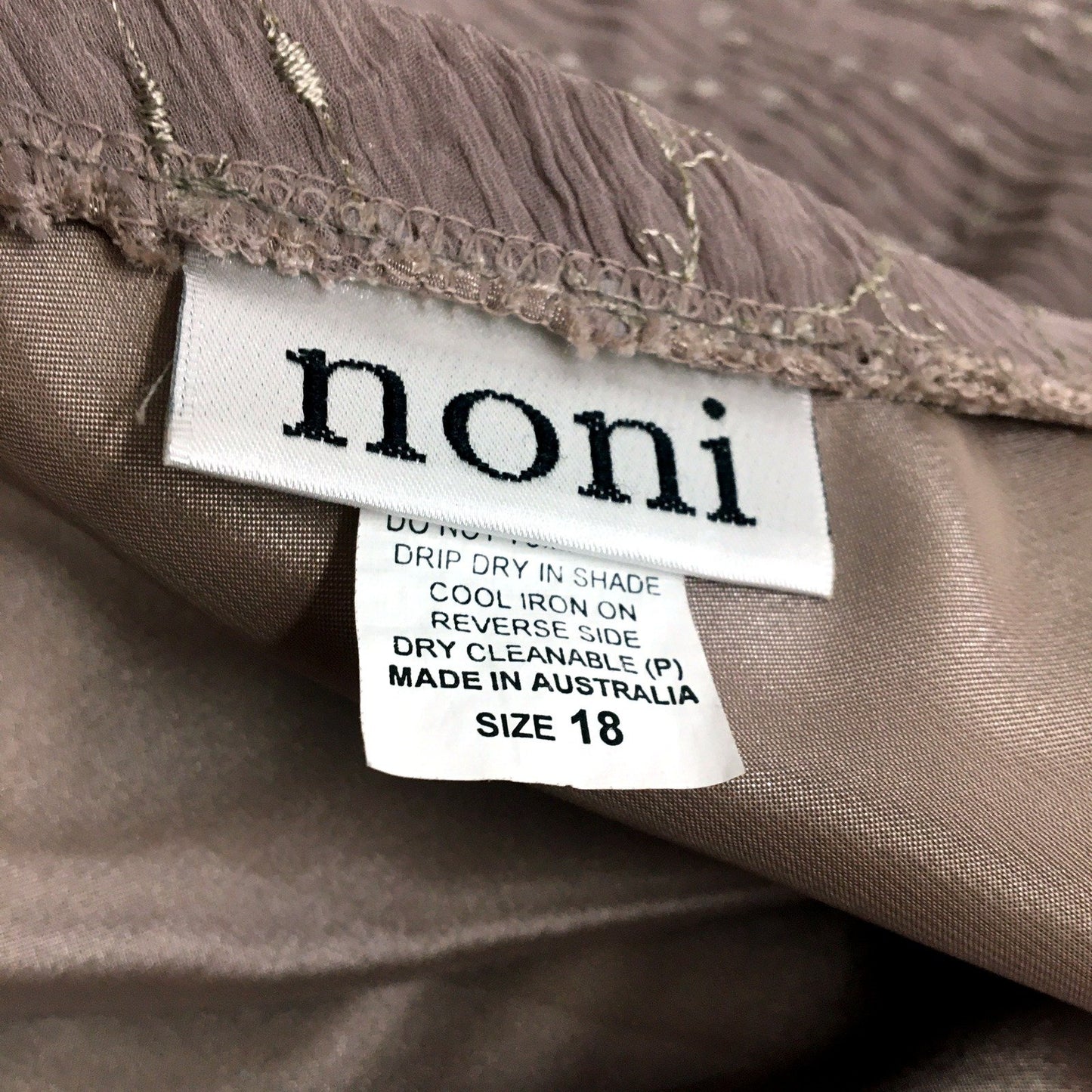 Womens Noni Sequin Flared Midi Formal Party Skirt in Brown Size 18