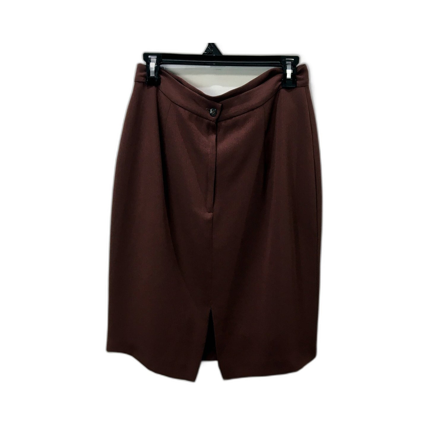 Womens Solo Designs Brown Polyester Pencil Skirt for Size 14