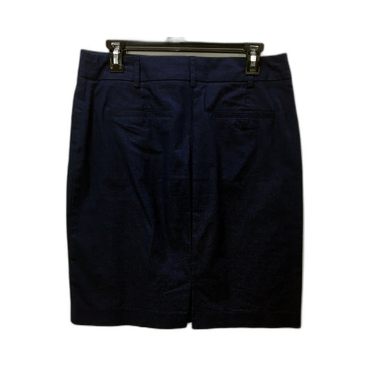Navy Blue Polka Dot Pencil Skirt by Jacqui E, Womens Size 10 NEW
