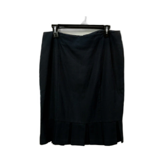 Jacquie Womens Pleated Skirt Elegant Versatile Comfortable Black Attire Size 12