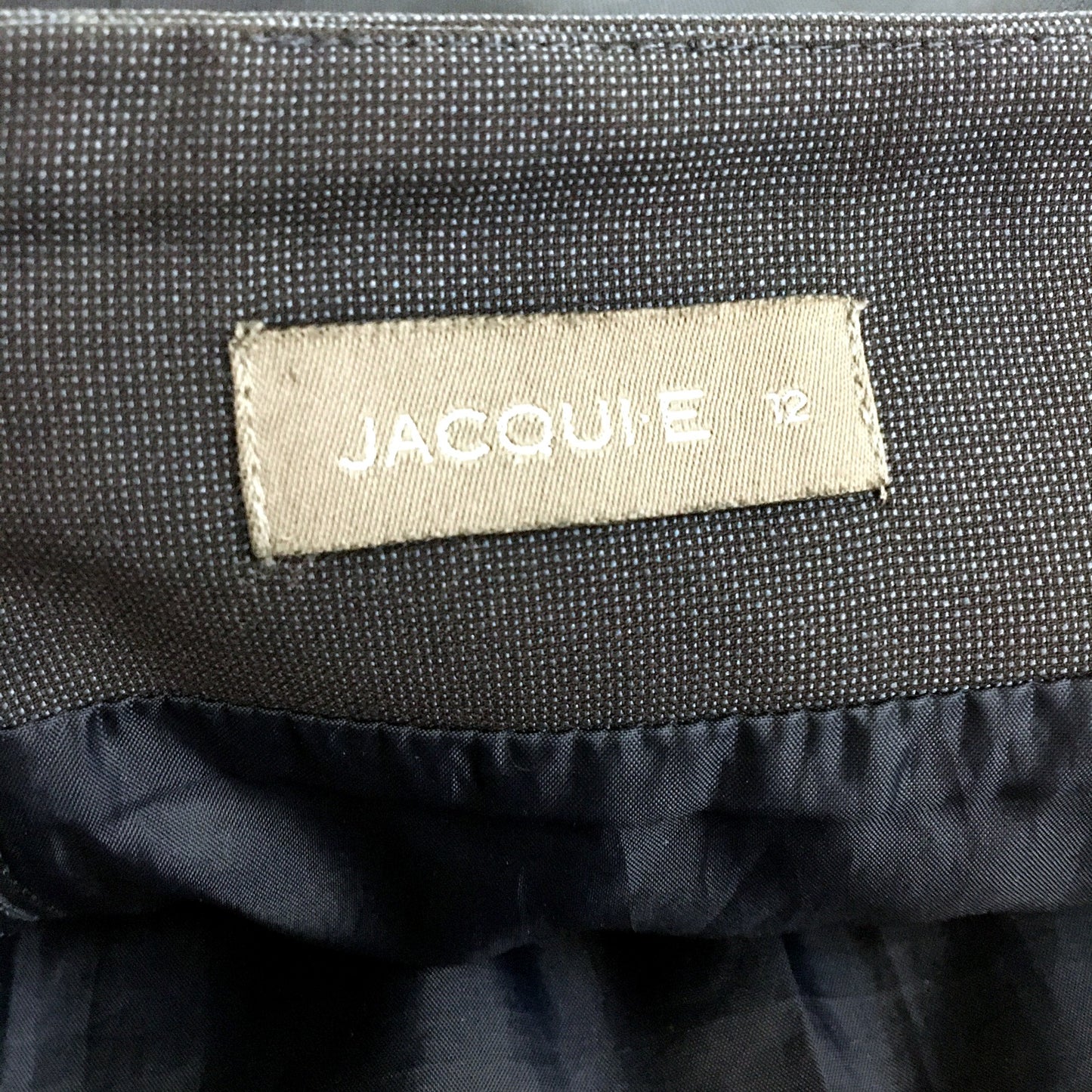 Jacquie Womens Pleated Skirt Elegant Versatile Comfortable Black Attire Size 12
