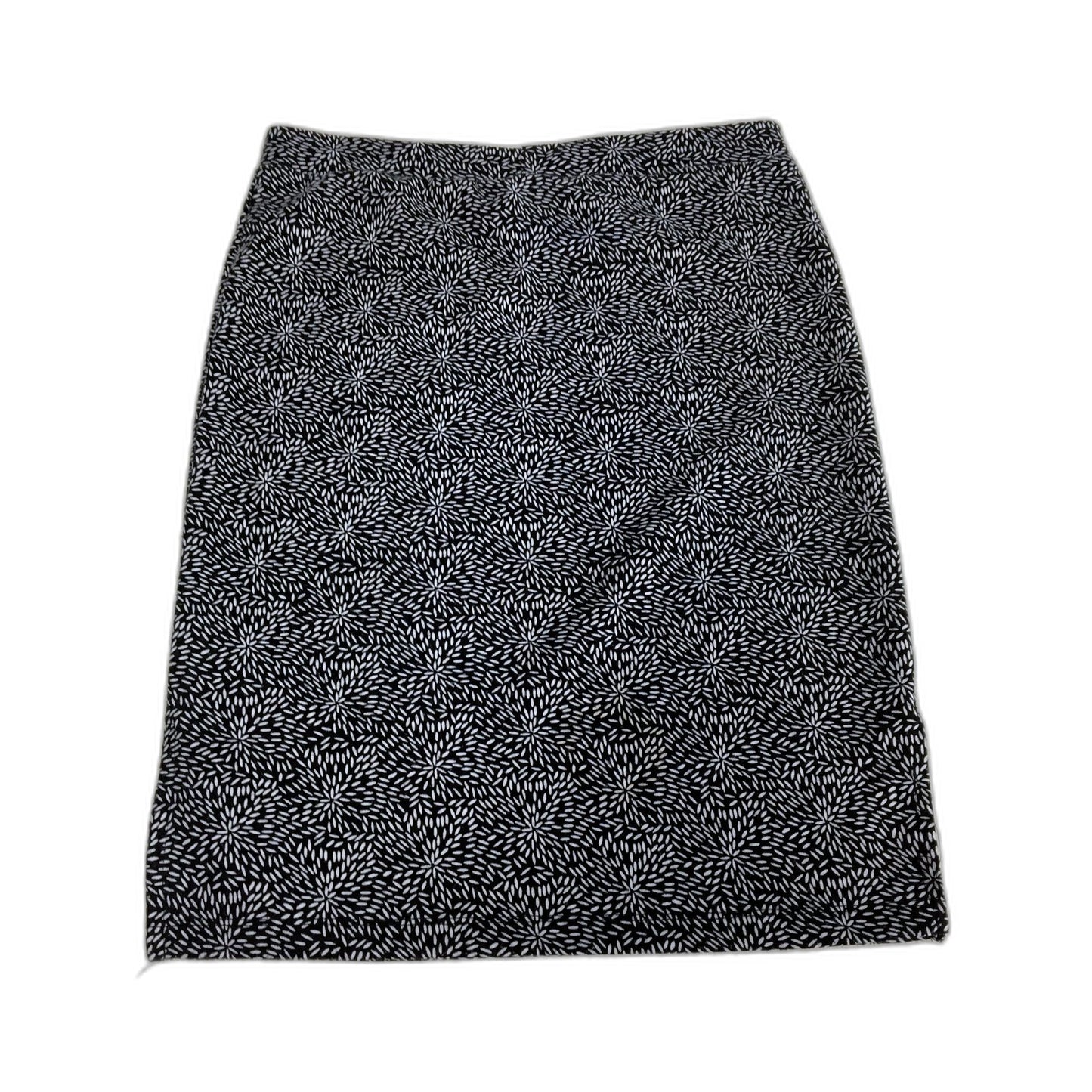 ed.it.ed Floral Print Black and White Skirt for Casual Wear Womens Size 8