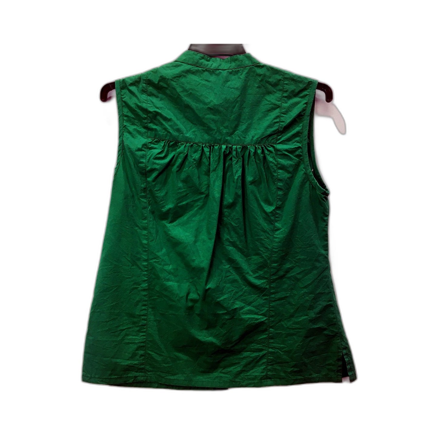 Ella & Sunday Womens Green Sleeveless shirt Cotton Comfortable Size 8