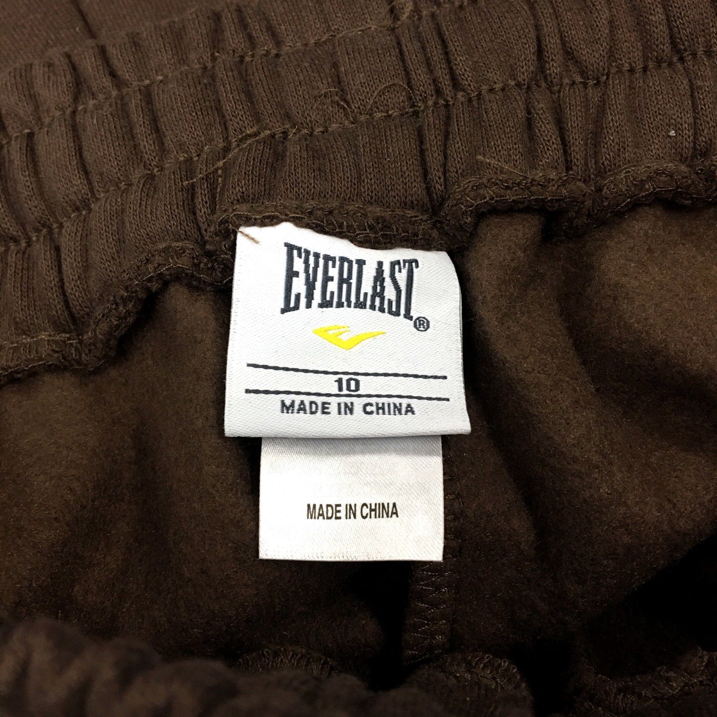 Everlast Womens Athletic Sweatpants Brown Comfortable Casual Pants Size 10