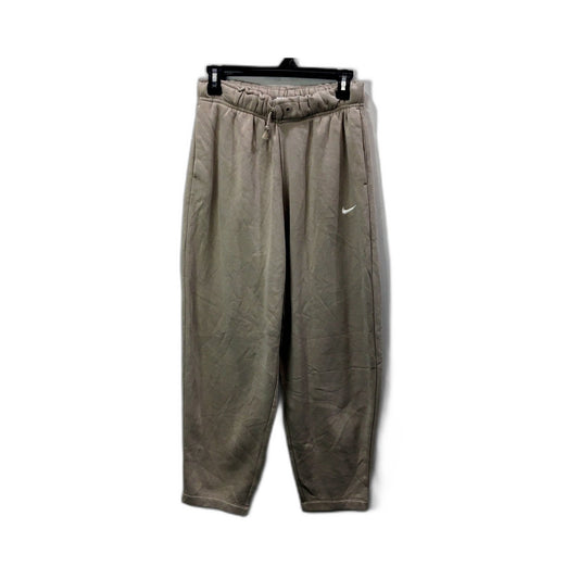 Nike Mens Beige Cotton Blend Sweatpants Comfortable Athletic Pants Size Small