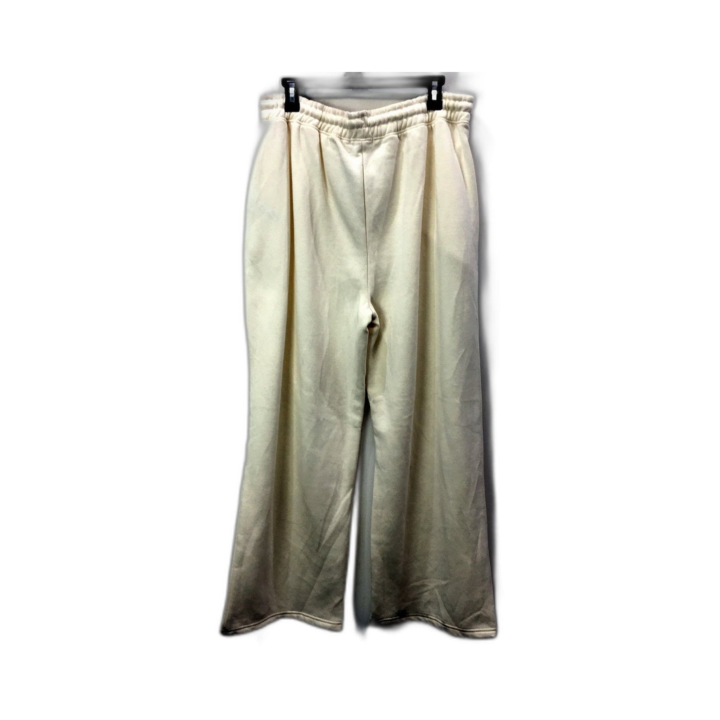 Dorothy Perkins Womens Straight Leg Jogger Pants Casual Cotton Ivory Size L NEW
